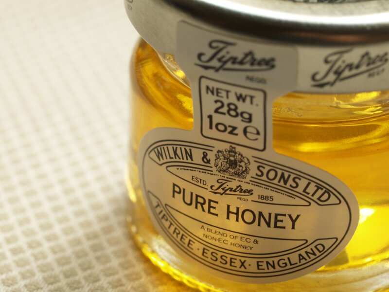 Jar of pure honey
