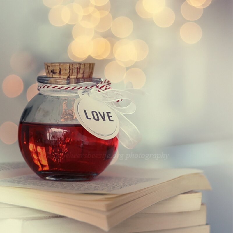 Jar of Red Liquid
