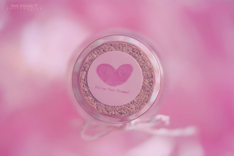 Jar with Heart Sticker