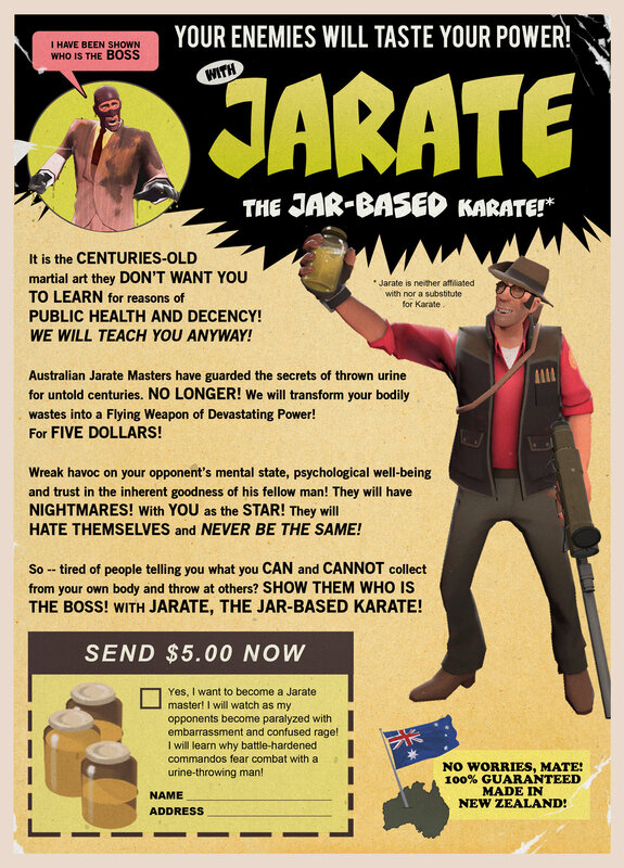 Jarate Karate Advertisement