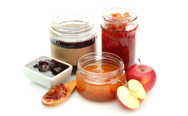 Jars of Fruit Jam