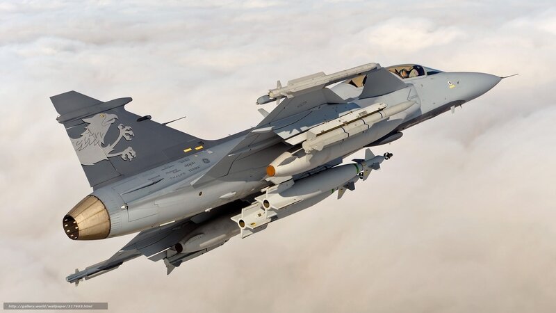 JAS-39 Gripen fighter jet