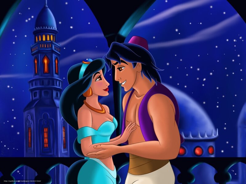 Jasmine and Aladdin — Blue