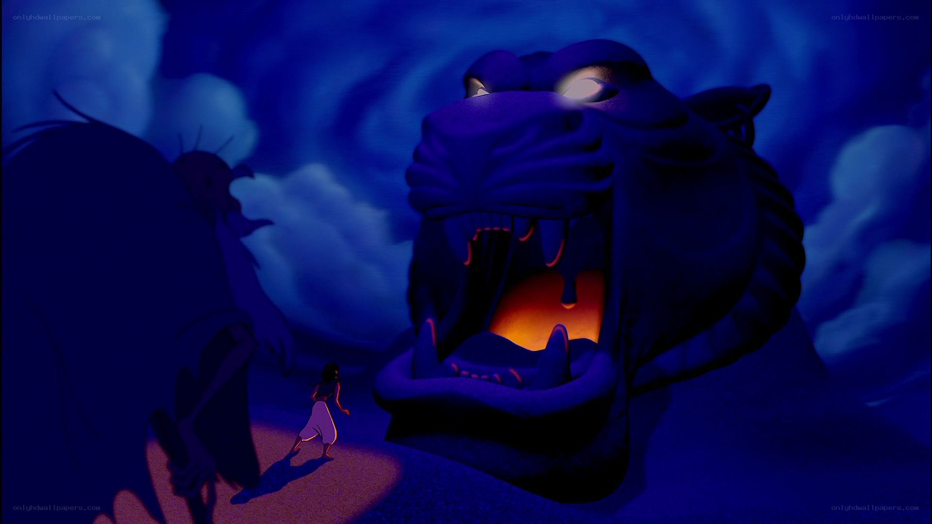 Jasmine faces a giant beast