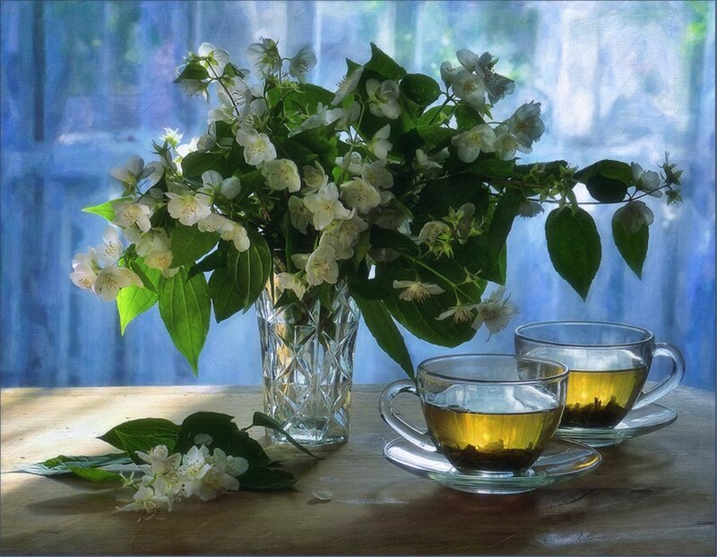 Jasmine Flowers and Tea