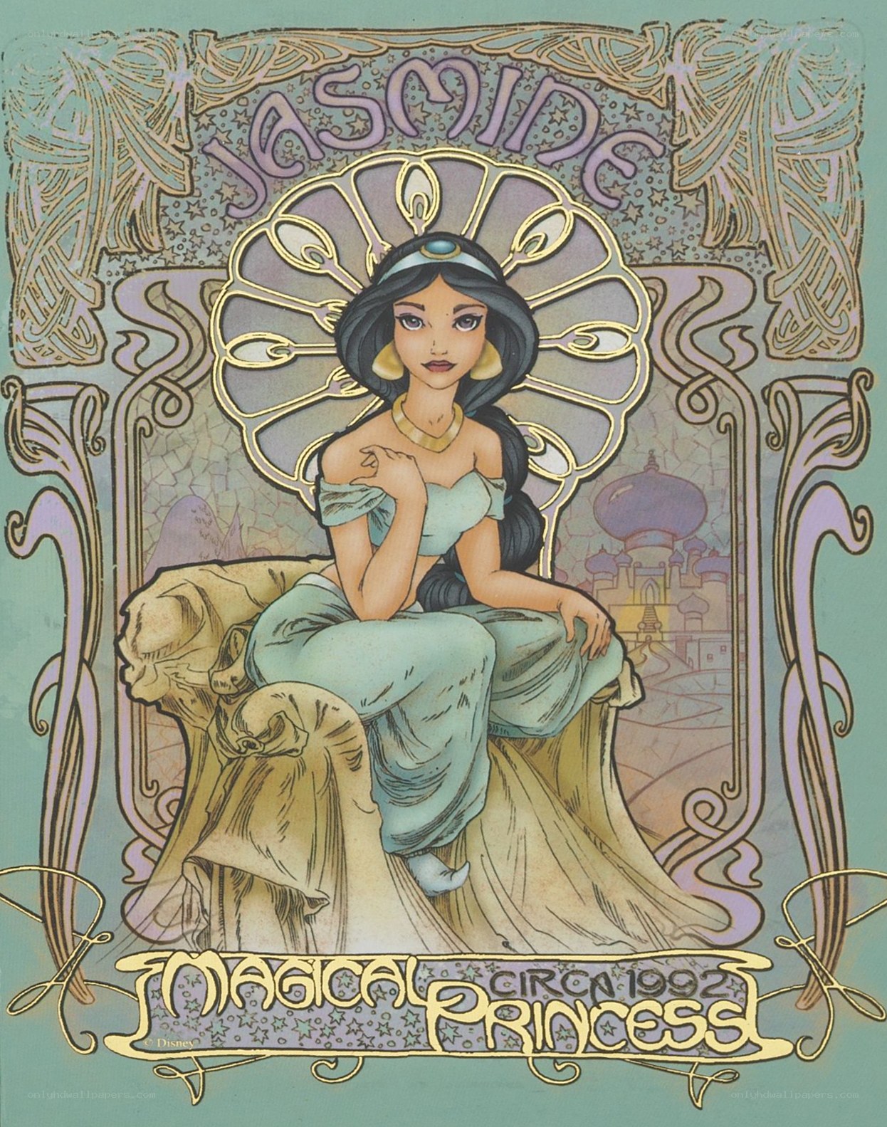 Jasmine magical princess poster