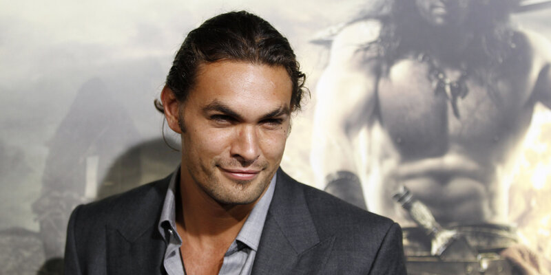 Jason Momoa at movie premiere