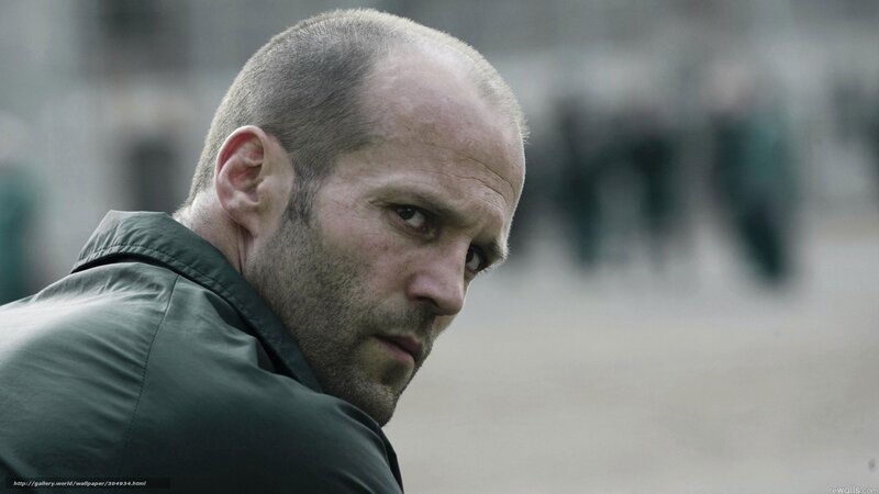 Jason Statham in a tense moment