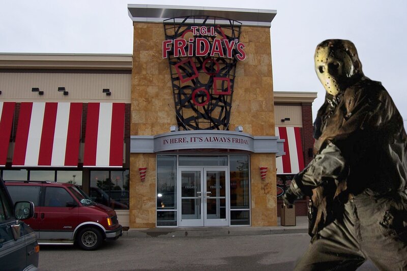 Jason Voorhees at TGI Fridays