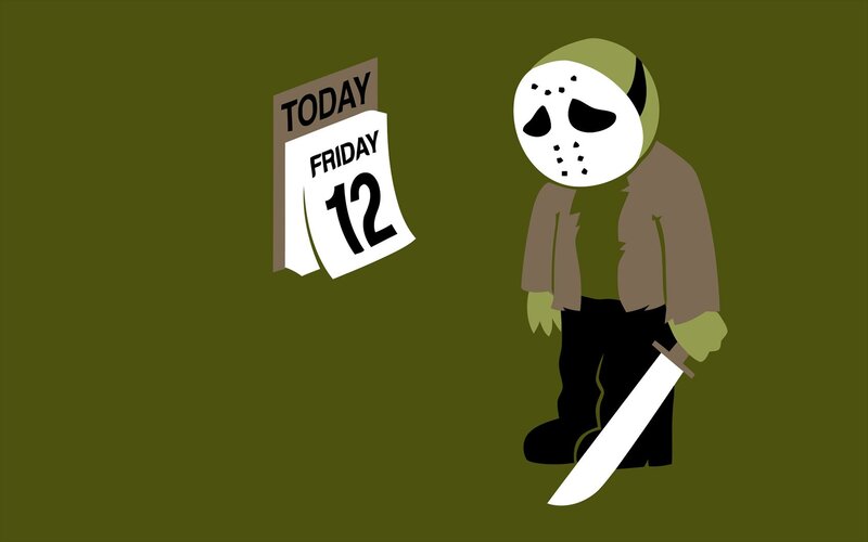 Jason Voorhees Character — Green, Dark, Vector Art, Knife