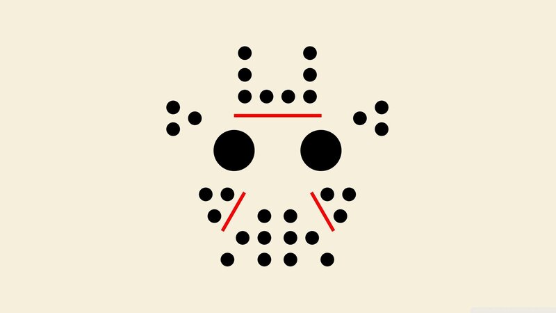 Jason Voorhees Mask — Black, Ominous