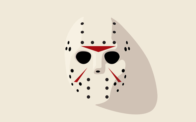 Jason Voorhees Mask — White