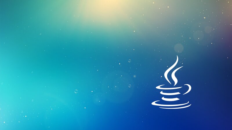 Java Logo on Gradient