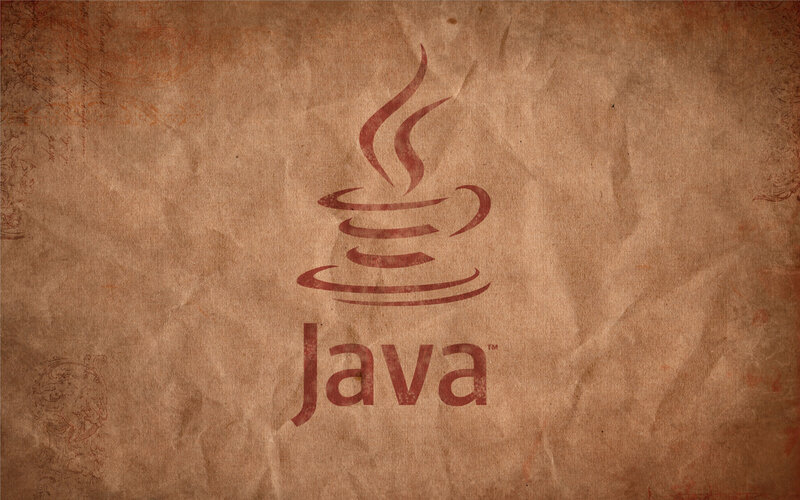 Java Logo on Paper