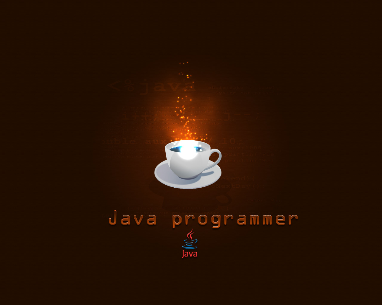 Java programmer desktop