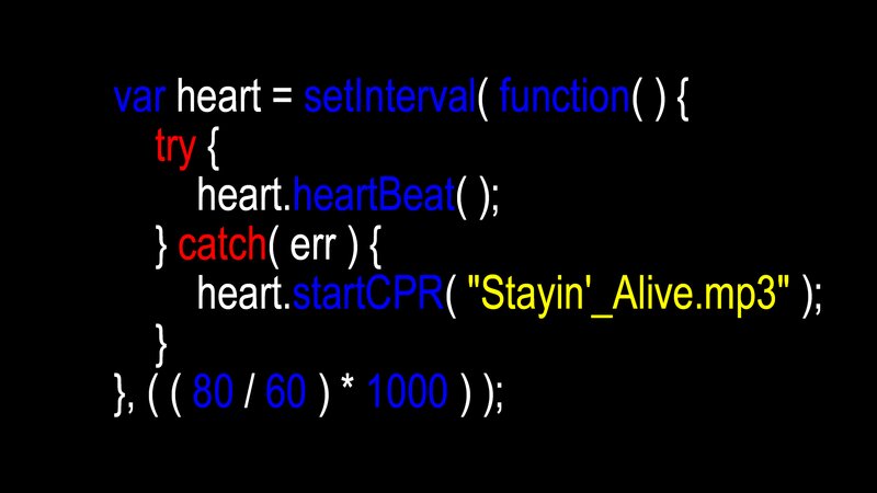 JavaScript Code Snippet — Black
