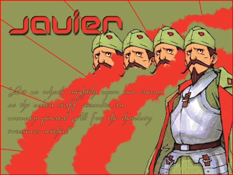 Javier character art