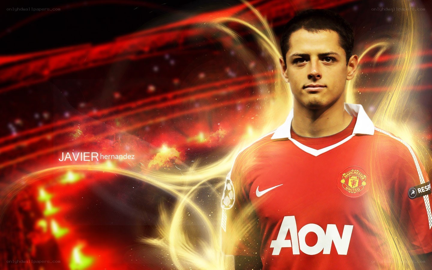 Javier Hernandez football wallpaper