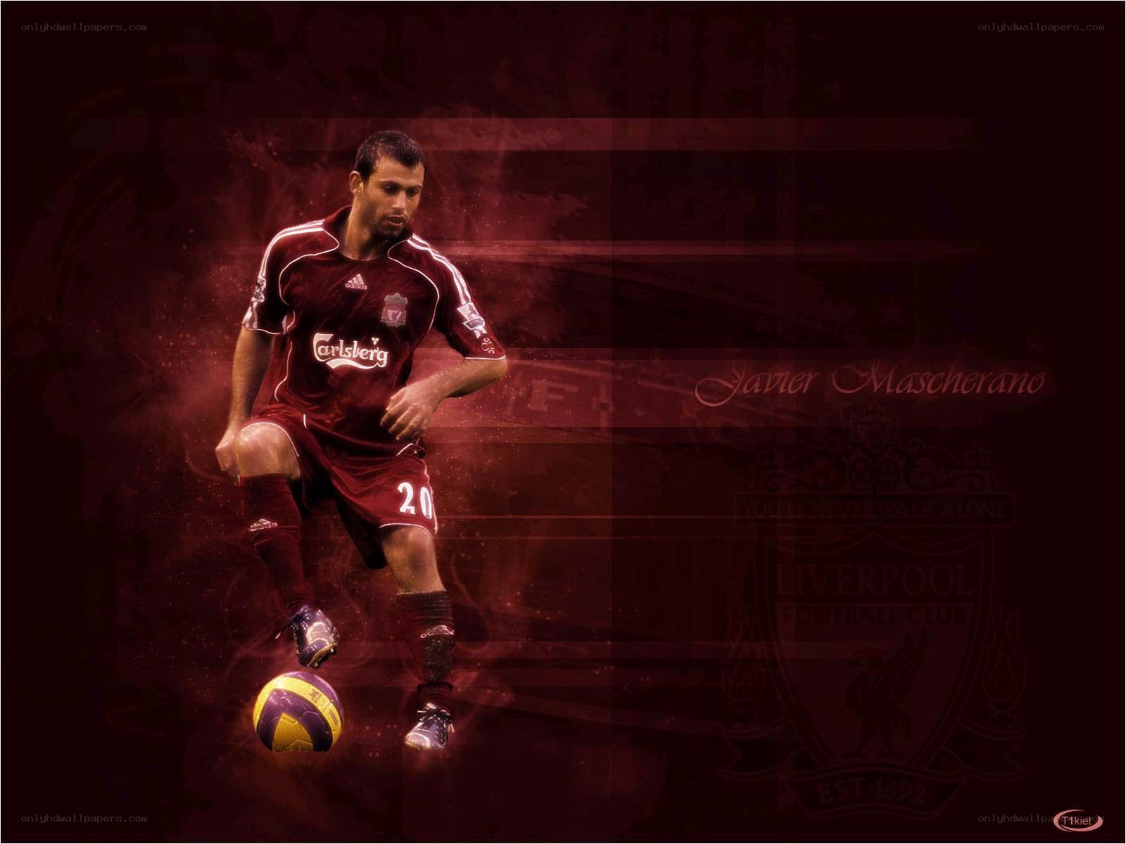 Javier Mascherano in Liverpool kit