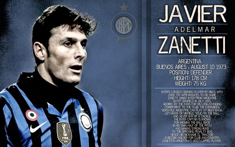 Javier Zanetti Inter profile