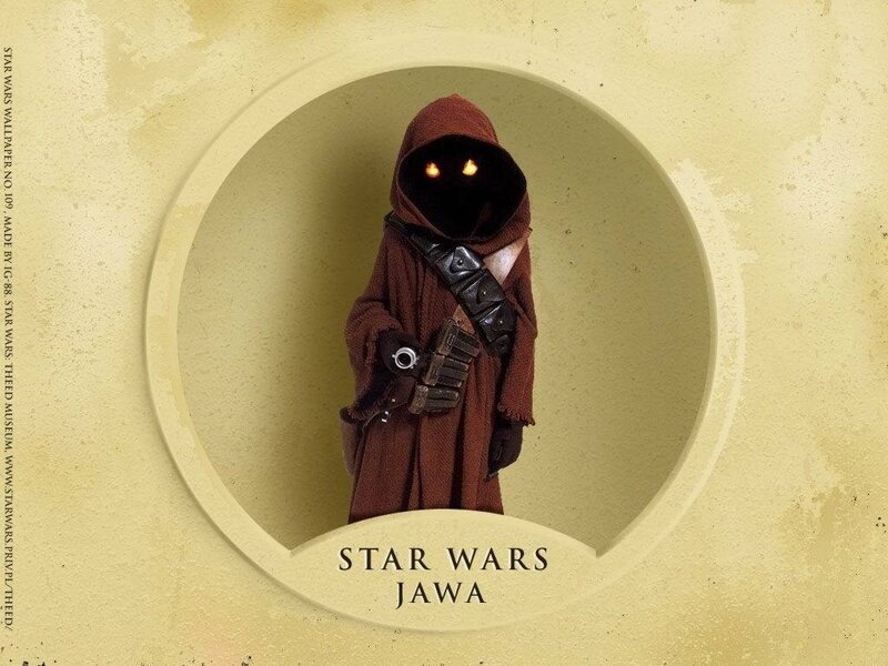 Jawa Character in Hood