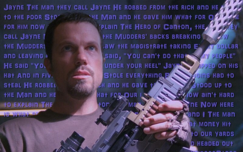 Jayne Cobb with rifle