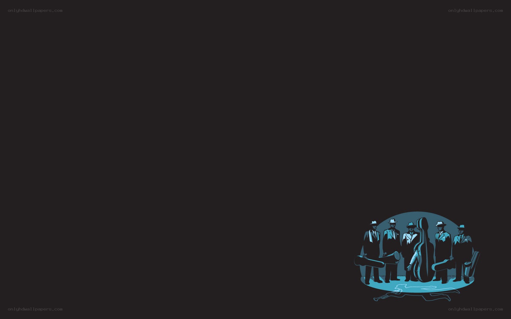 jazz band illustration