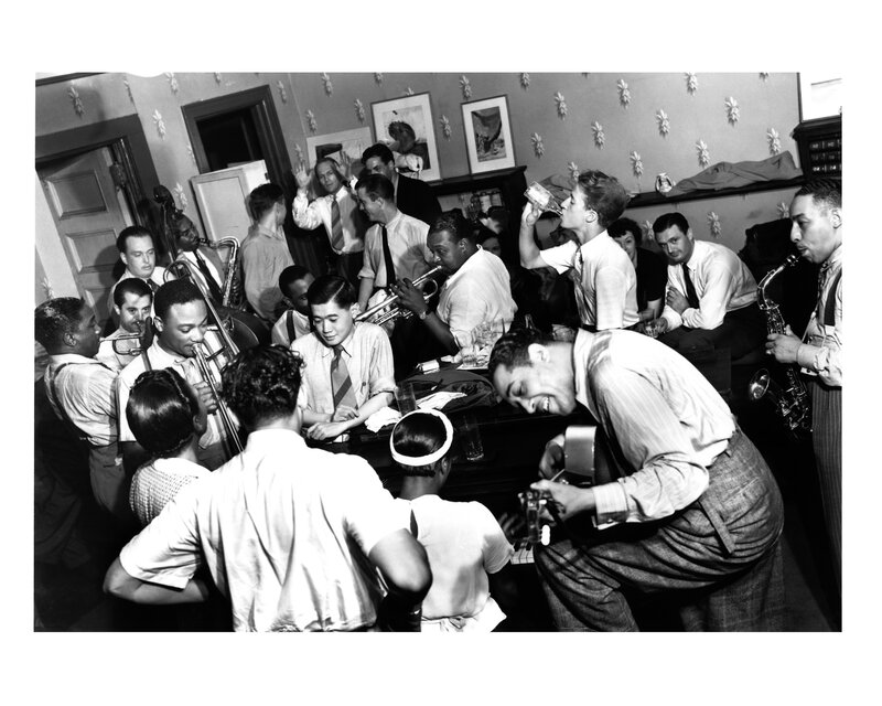 Jazz band jam session