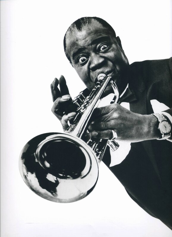 jazz musician playing trumpet