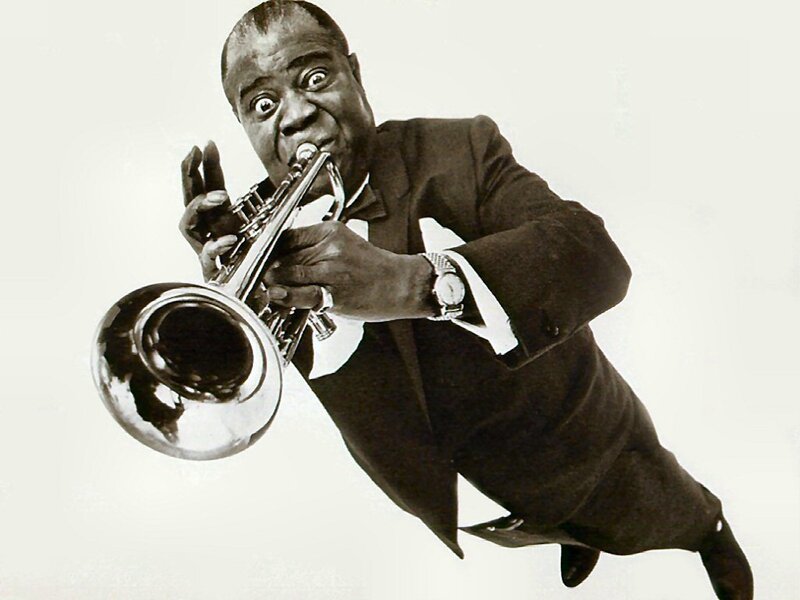 jazz musician playing trumpet