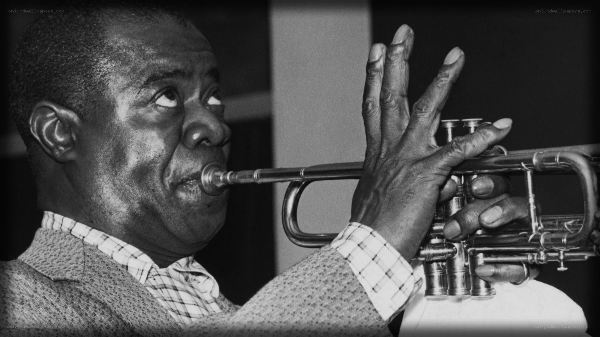 jazz musician playing trumpet