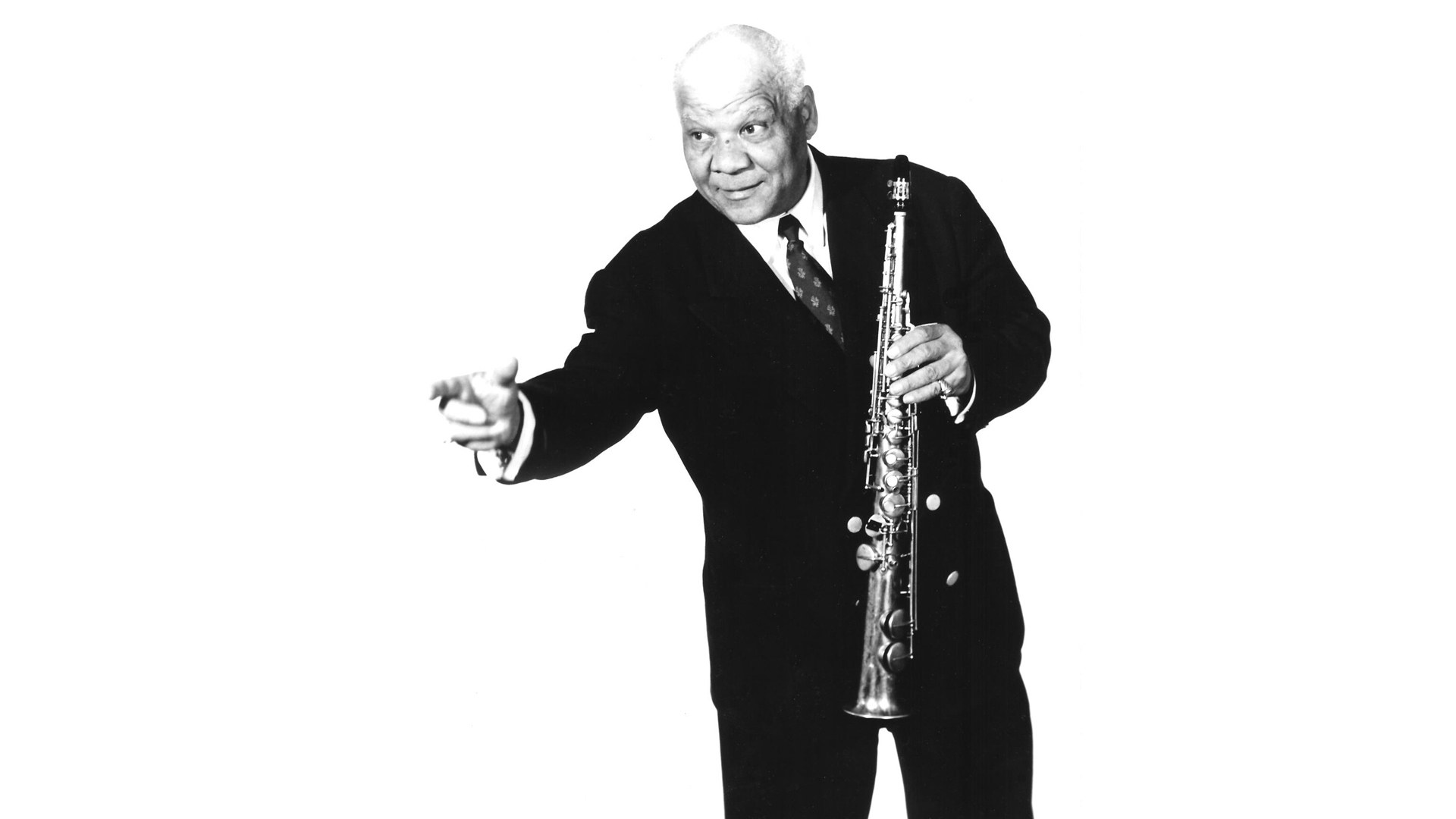 jazz musician with saxophone