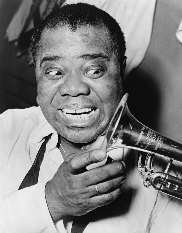 jazz musician with trumpet