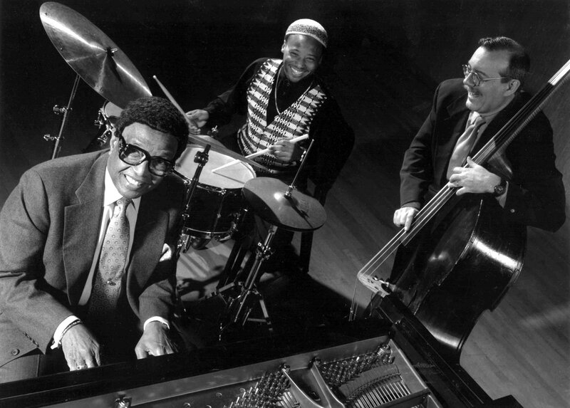 jazz trio performing together