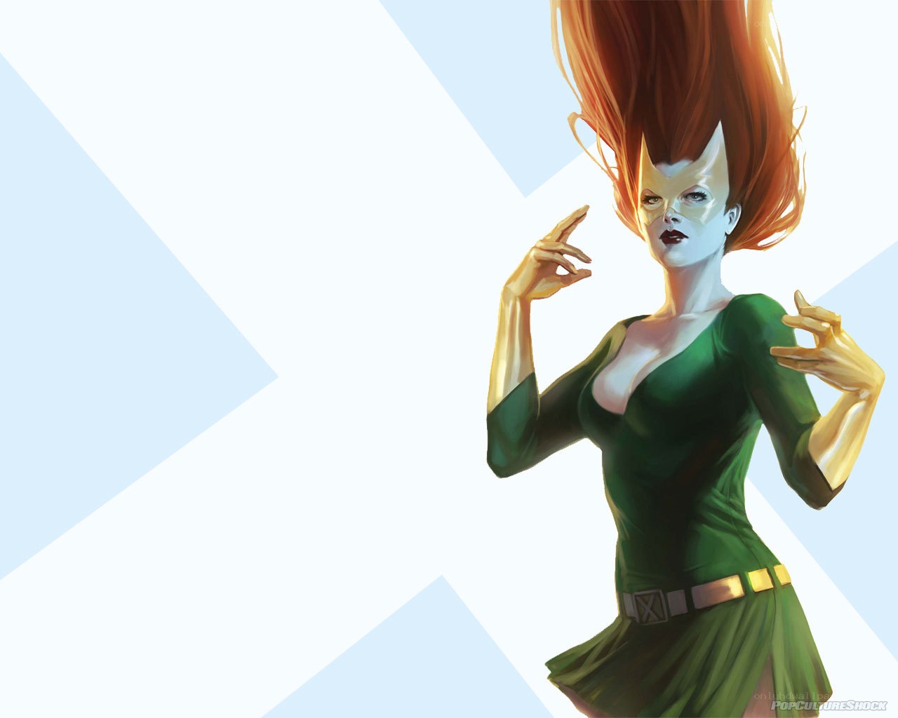Jean Grey in green costume