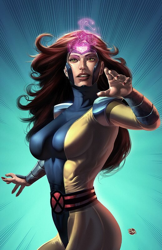 Jean Grey in X-Men costume