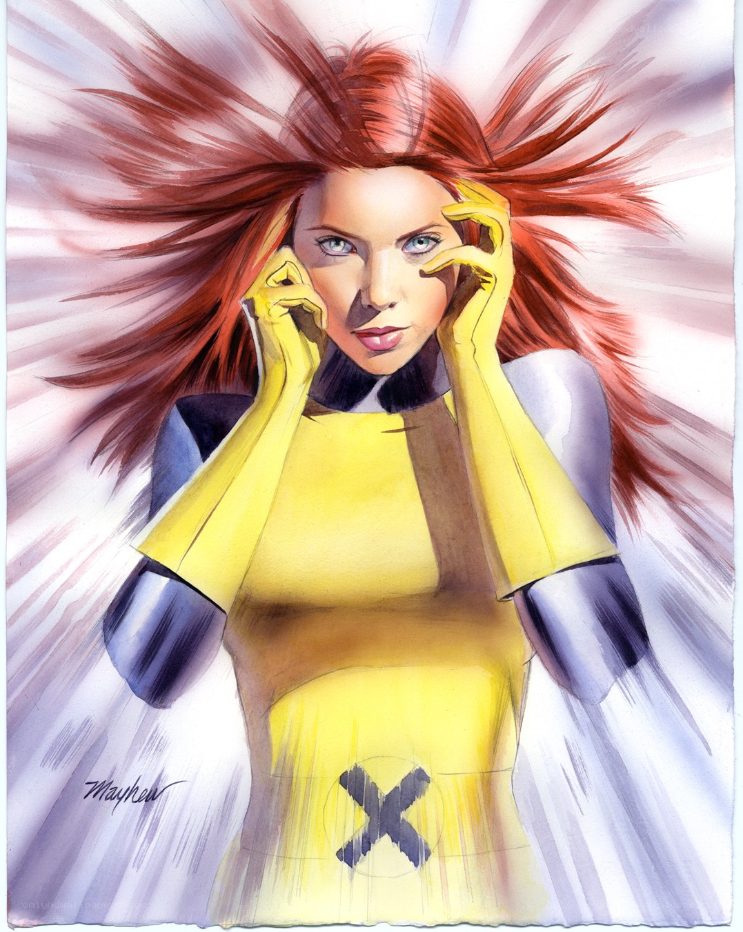 Jean Grey in X-Men costume