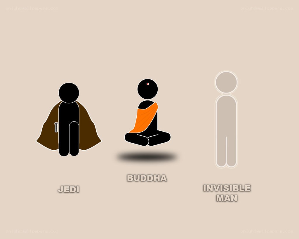 Jedi Buddha Invisible Man