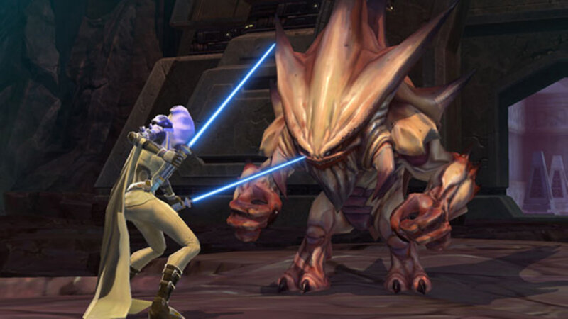 Jedi Fighting Monster