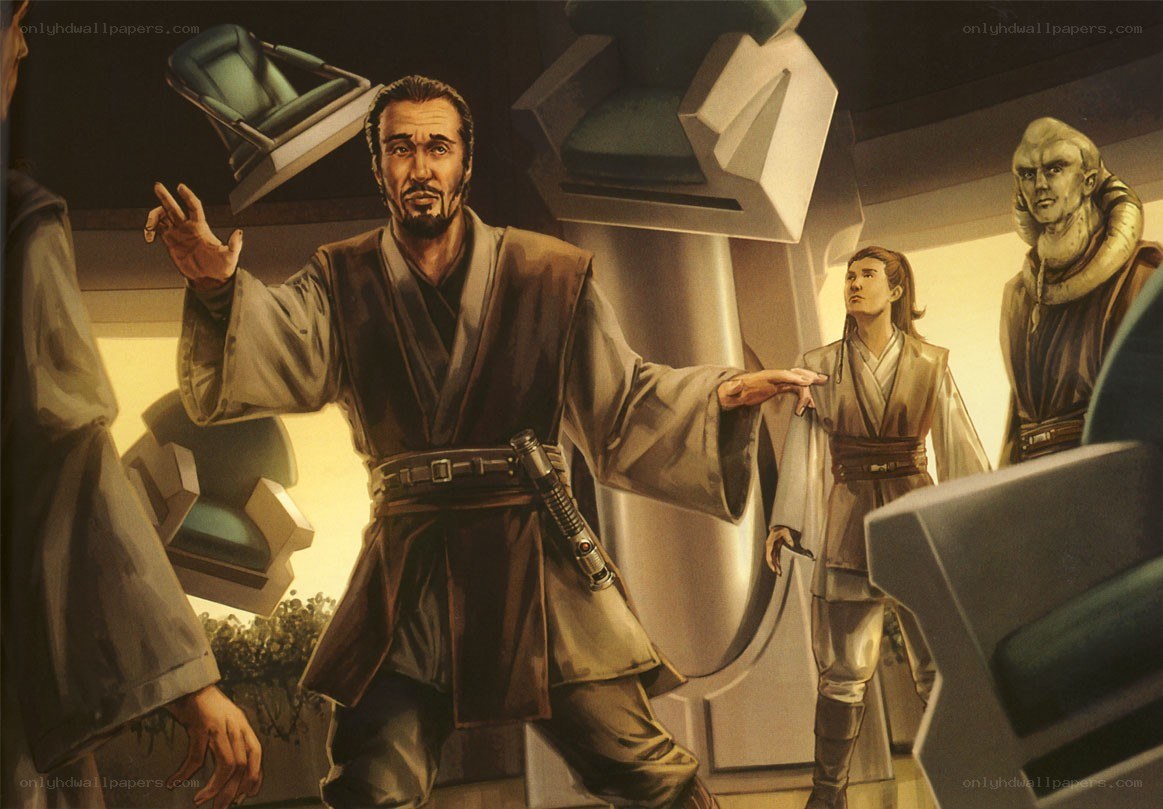 Jedi in a chaotic room