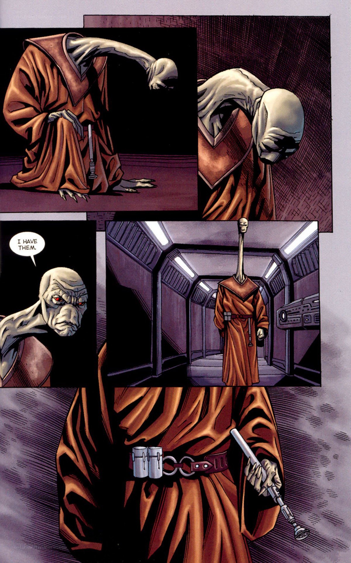 Jedi in a corridor
