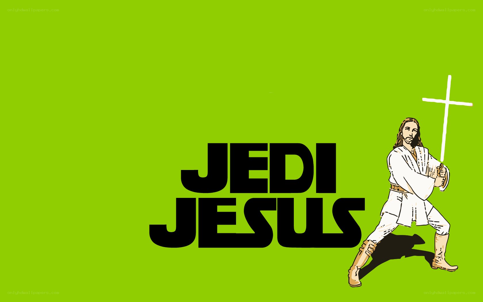 Jedi Jesus illustration