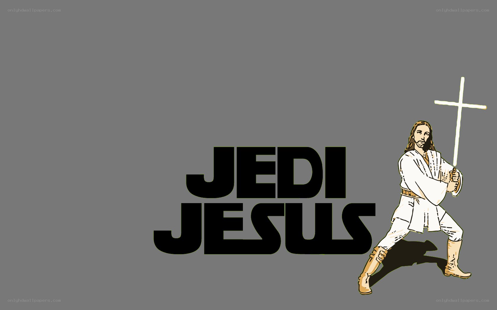 Jedi Jesus illustration