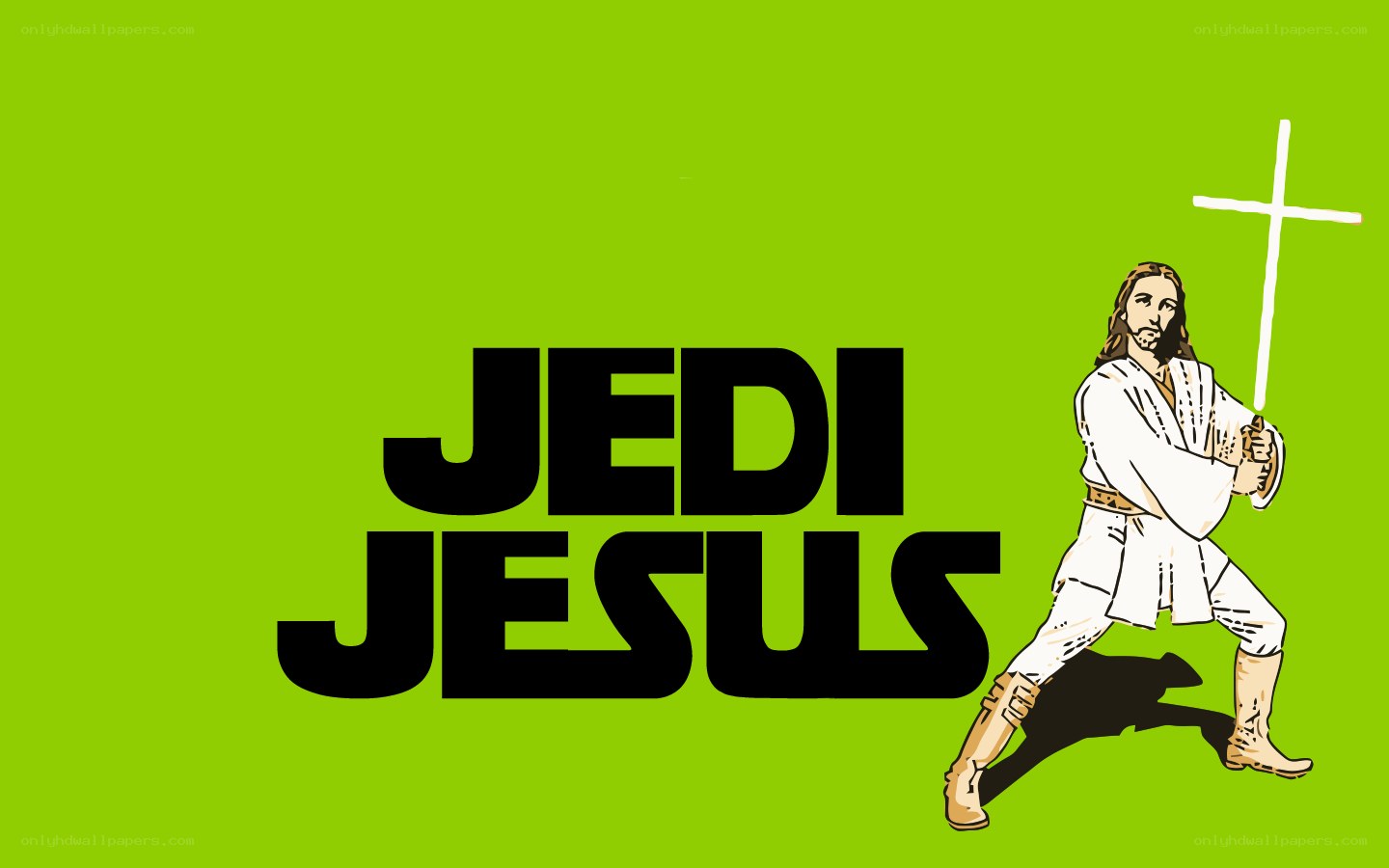 Jedi Jesus illustration