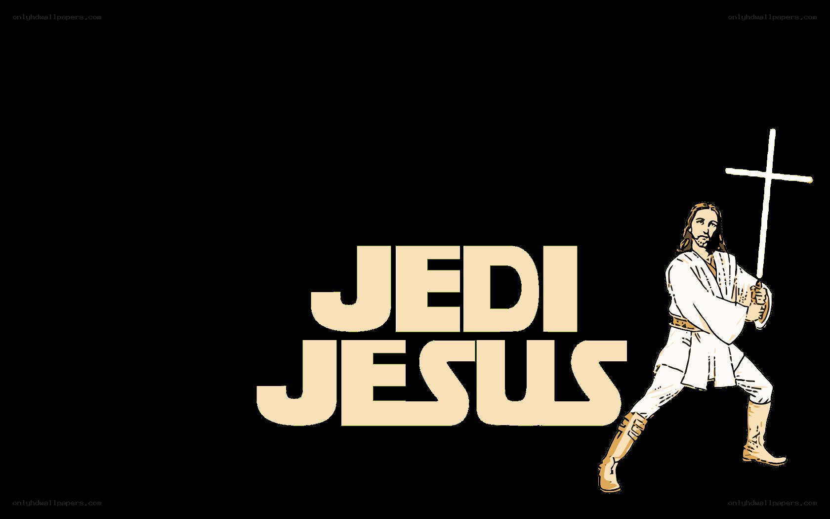 Jedi Jesus illustration