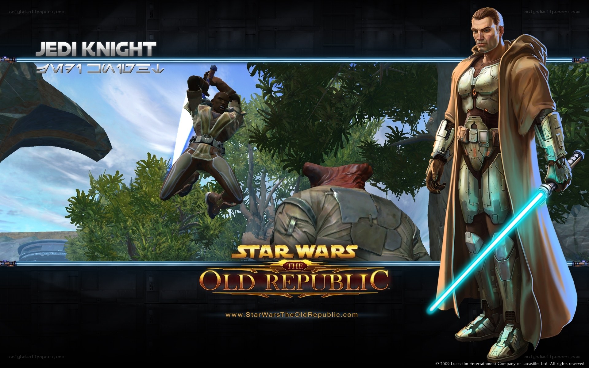Jedi Knight in action