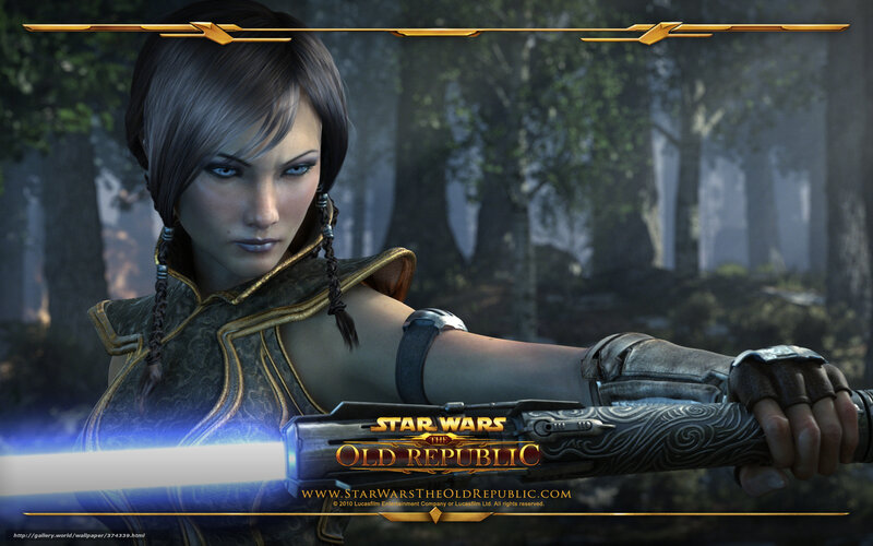 Jedi Knight in forest