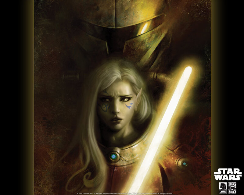Jedi Knight with Lightsaber