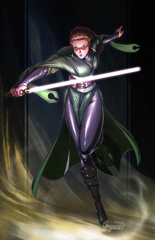 Jedi Knight with Lightsaber