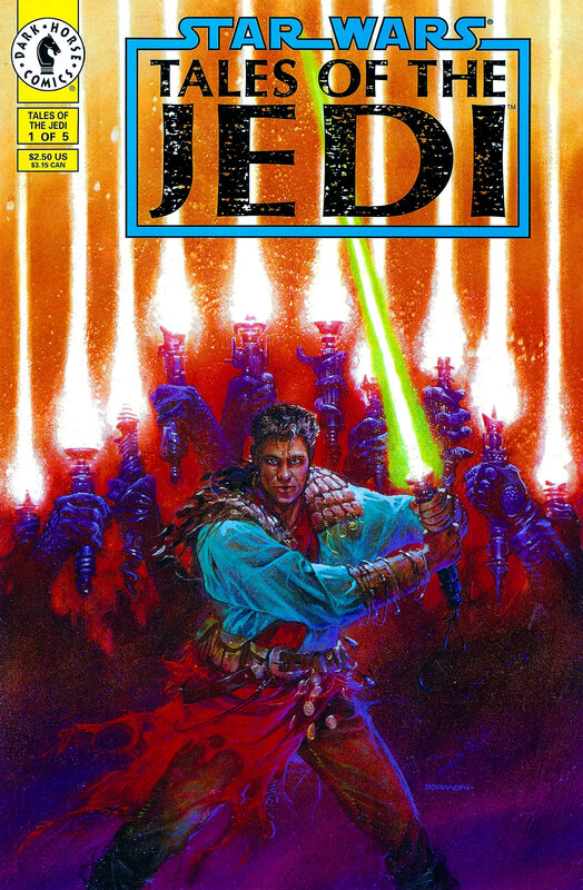 Jedi Knight with Lightsaber — Orange